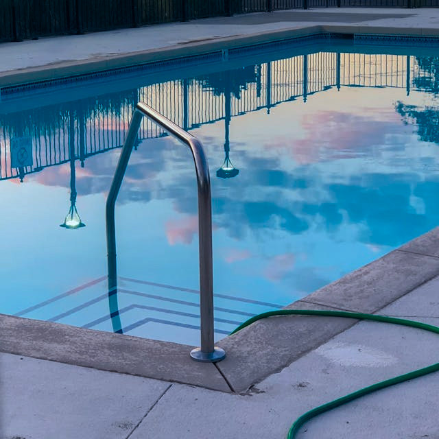 Pool with professional fencing installation in Greater Cincinnati