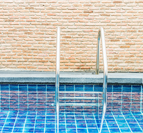 Restored pool with modern finishes in Greater Cincinnati